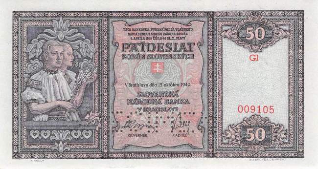 50 Korun 1940 p.9